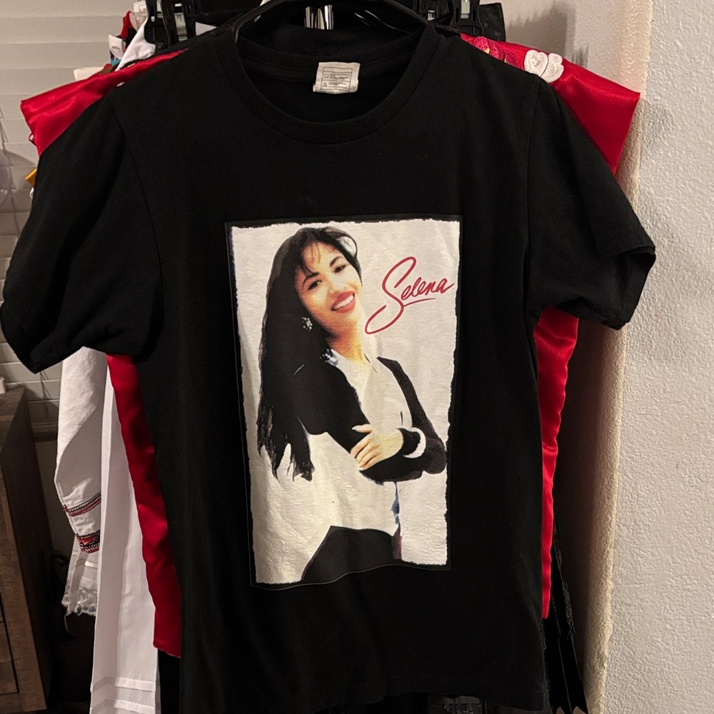 Selena Black Womens T-Shirt
